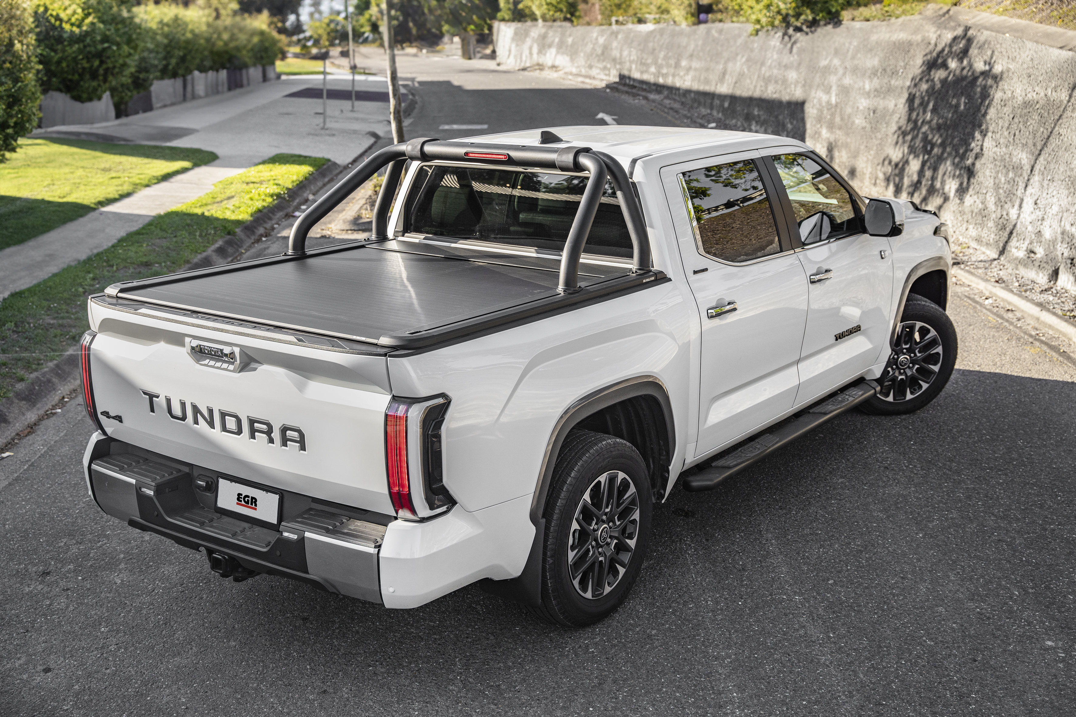 EGR Automotive — ute fitted with an electric roller cover and sports bar